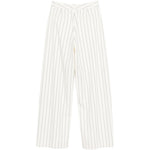Pantaloni a righe in bianco Giuseppe Di Morabito - donna 