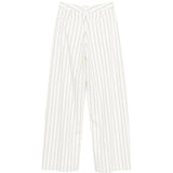 Pantaloni a righe in bianco Giuseppe Di Morabito - donna 