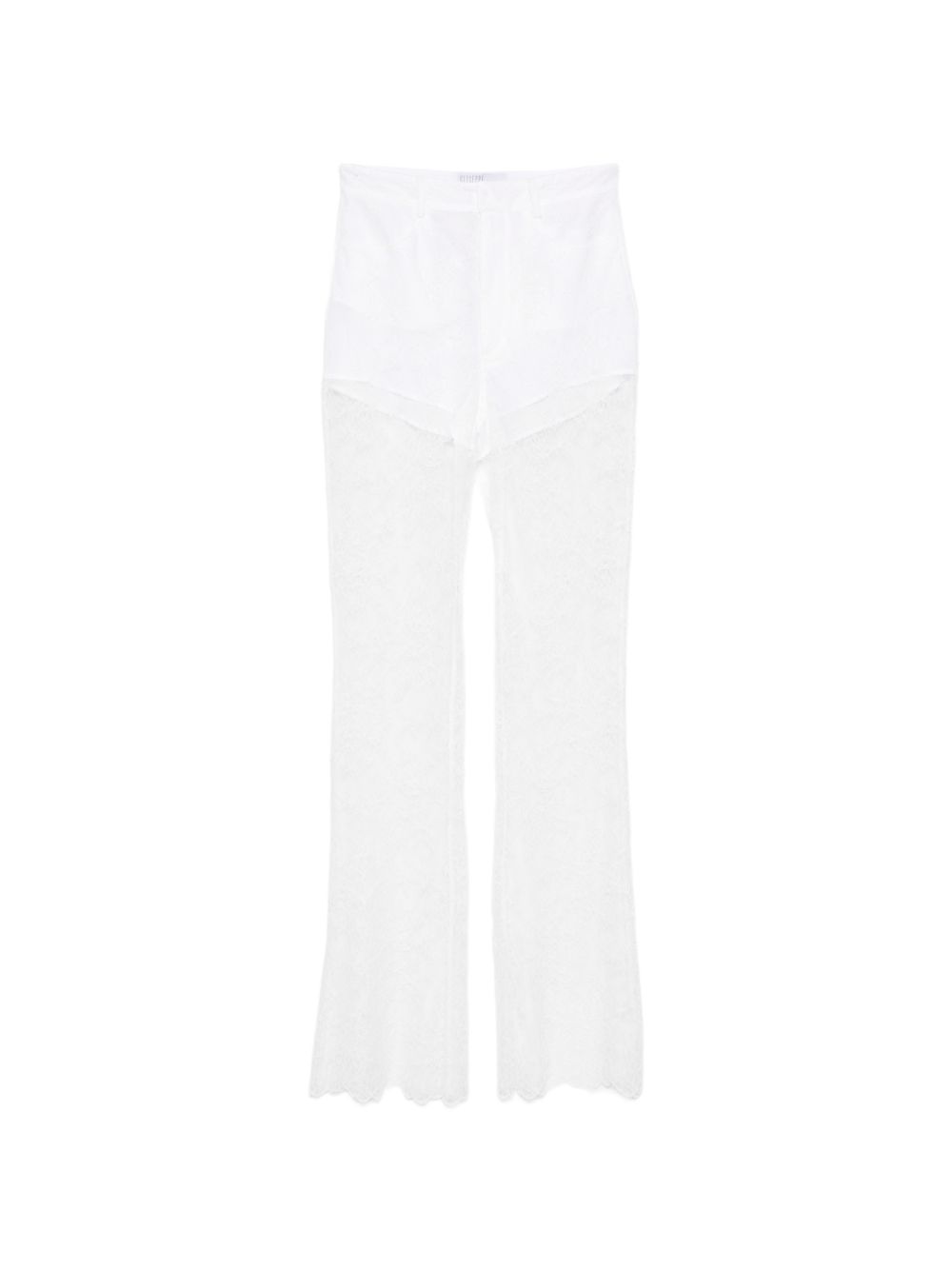 Pantaloni in pizzoin bianco GIUSEPPE DI MORABITO - DONNA 