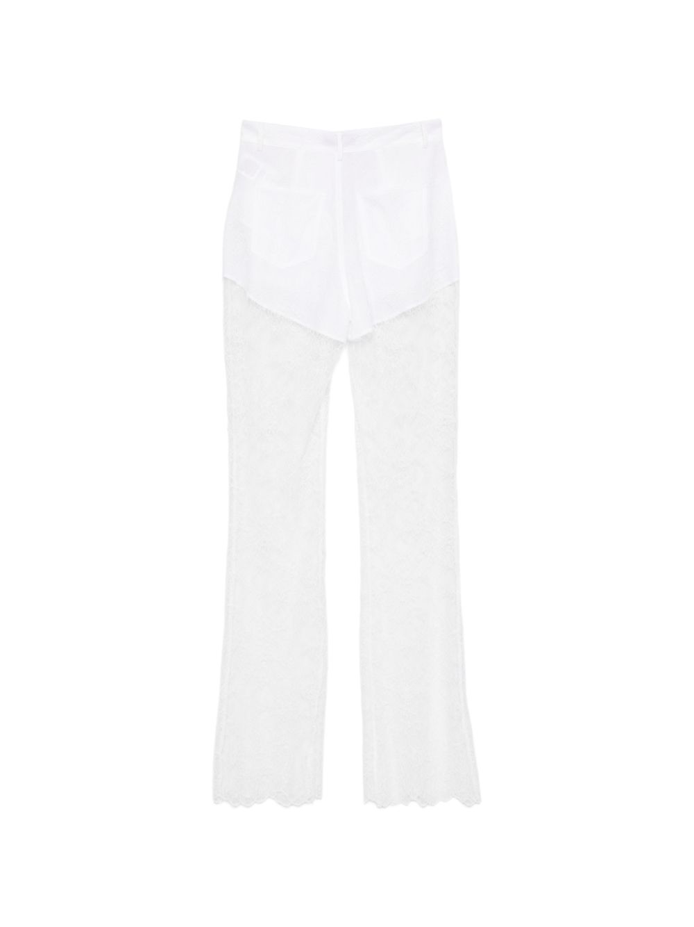 Pantaloni in pizzoin bianco GIUSEPPE DI MORABITO - DONNA 