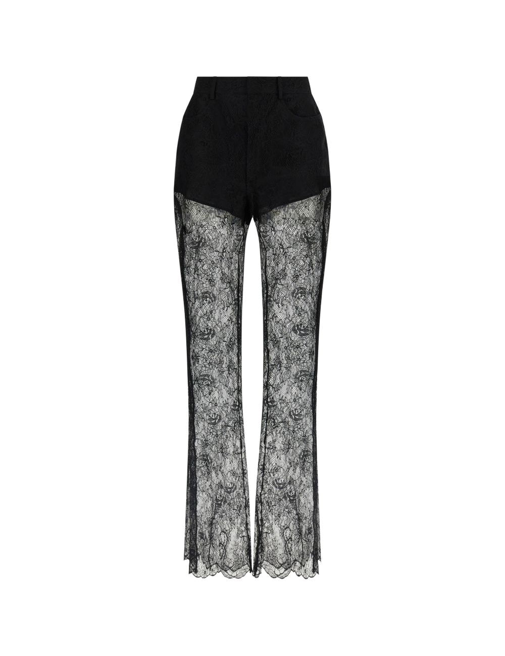 Pantaloni svasati in nero Giuseppe Di Morabito - donna 
