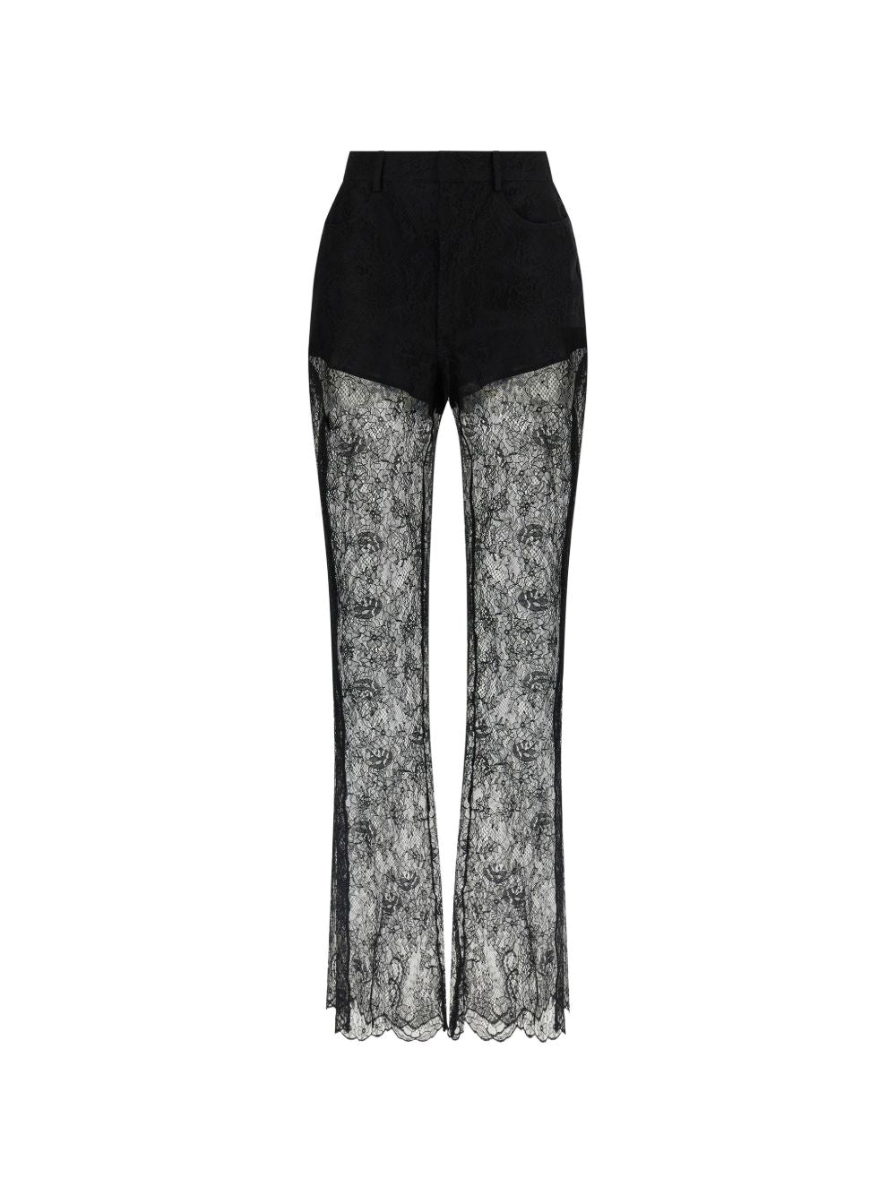 Pantaloni svasati in nero Giuseppe Di Morabito - donna 