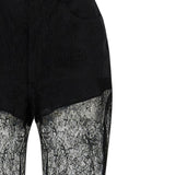 Pantaloni svasati in nero Giuseppe Di Morabito - donna 