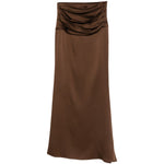 Gonna increspata in marrone Giuseppe Di Morabito - donna 