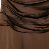 Gonna increspata in marrone Giuseppe Di Morabito - donna 