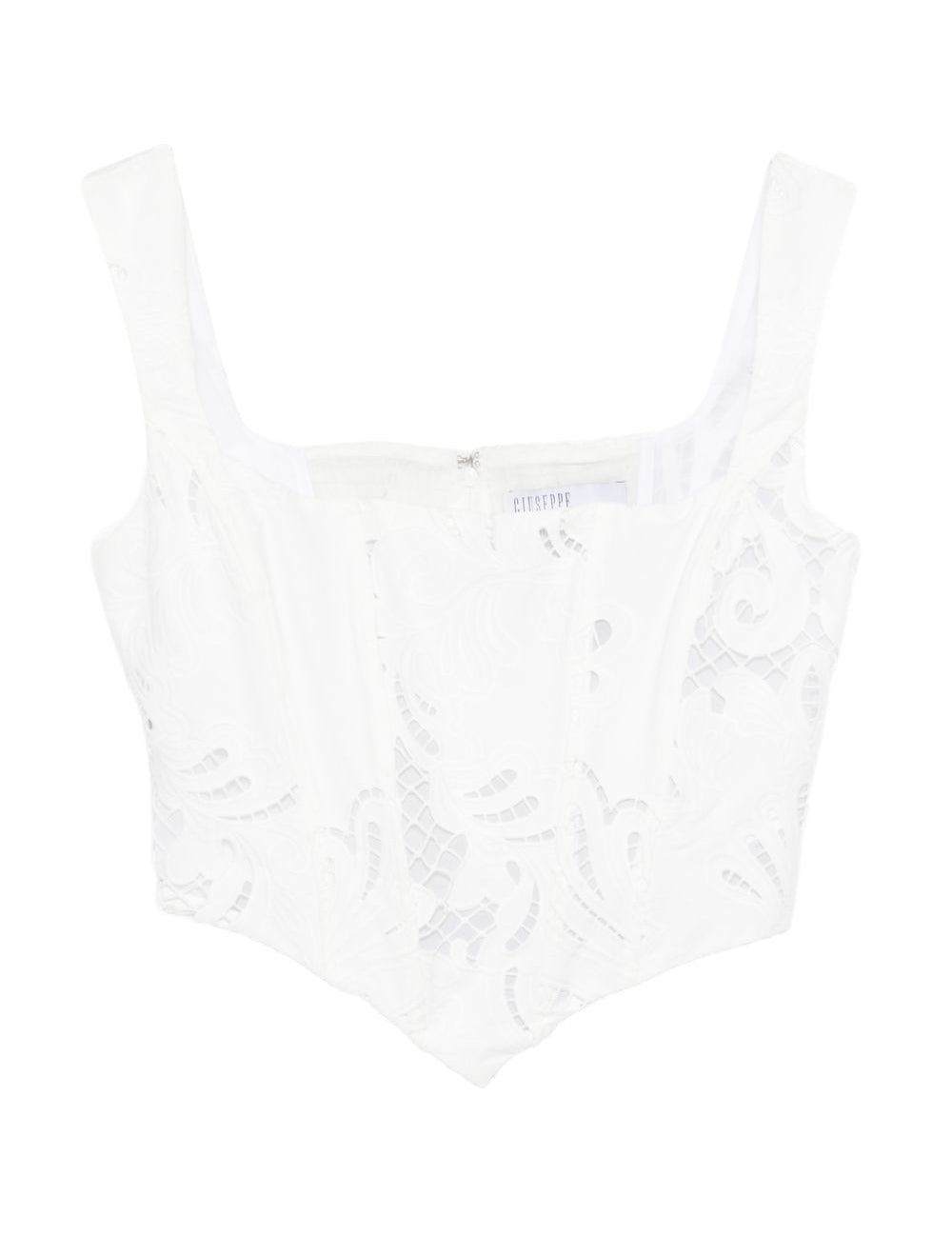 Corsetto in pizzo bianco Giuseppe Di Morabito - donna 