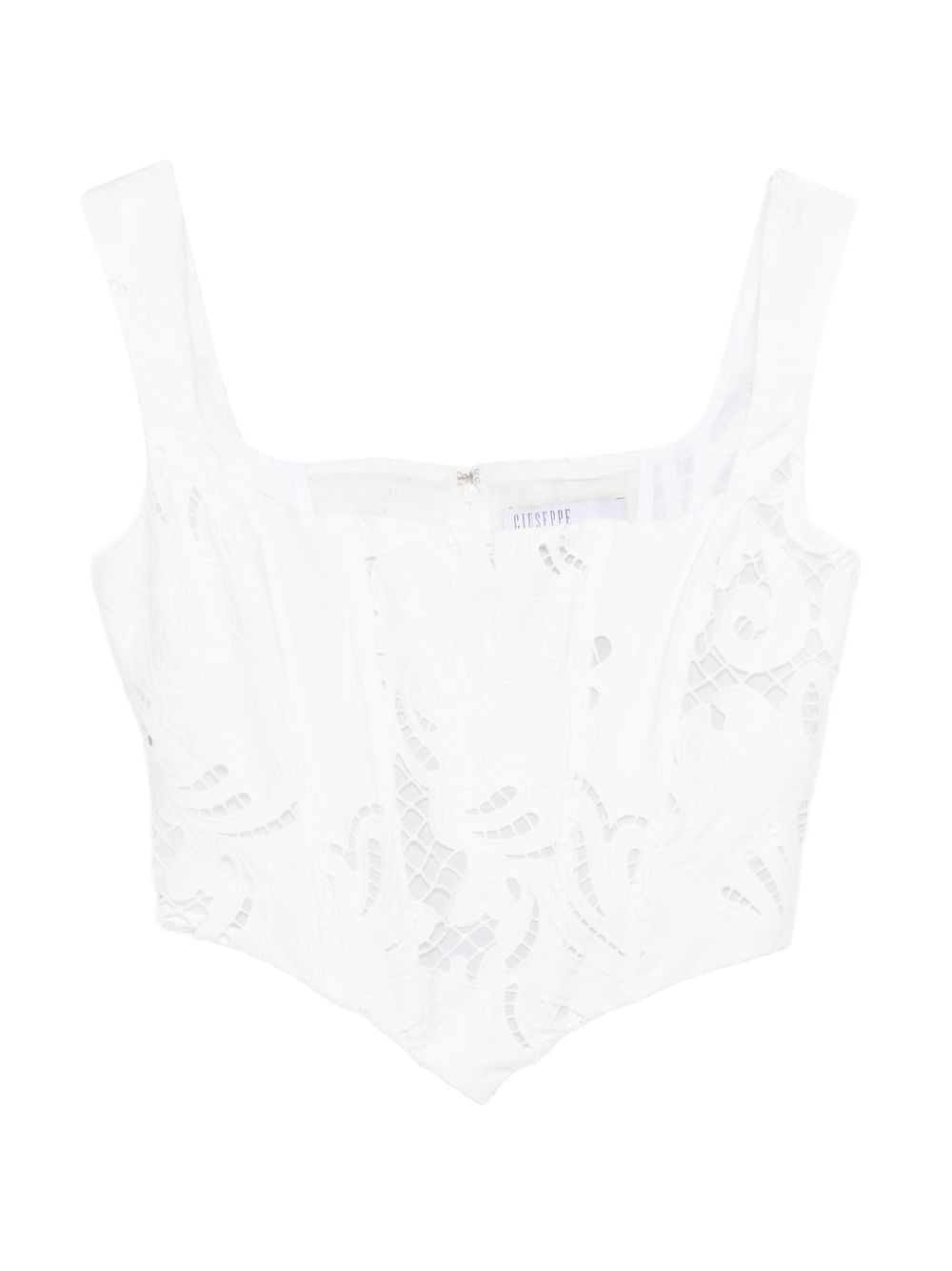 Corsetto in pizzo bianco Giuseppe Di Morabito - donna 