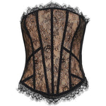 Corsetto in pizzo rosa e nero Giuseppe Di Morabito - donna 