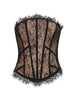 Corsetto in pizzo rosa e nero Giuseppe Di Morabito - donna