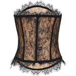 Corsetto in pizzo rosa e nero Giuseppe Di Morabito - donna 