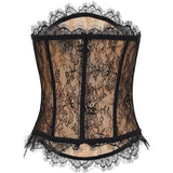 Corsetto in pizzo rosa e nero Giuseppe Di Morabito - donna 