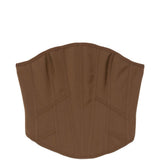 Corsetto corto in marrone giuseppe di morabito - donna 
