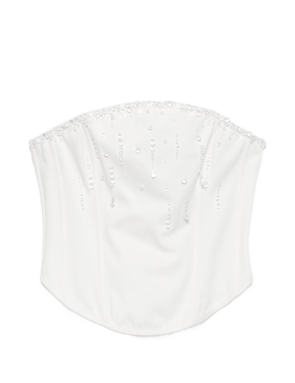 Corsetto corto in bianco giuseppe di morabito - donna 