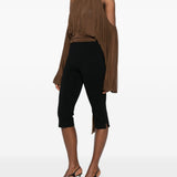 Blusa con collo lavallière in marrone Giuseppe Di Morabito - donna 