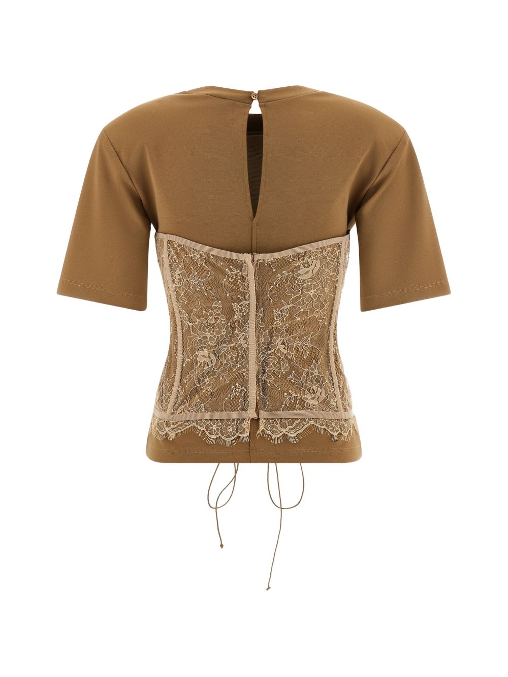 T-shirt con corsetto in marrone Giuseppe di morabito - uomo 