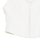 Top con scollo a v in bianco Giuseppe di morabito - donna 
