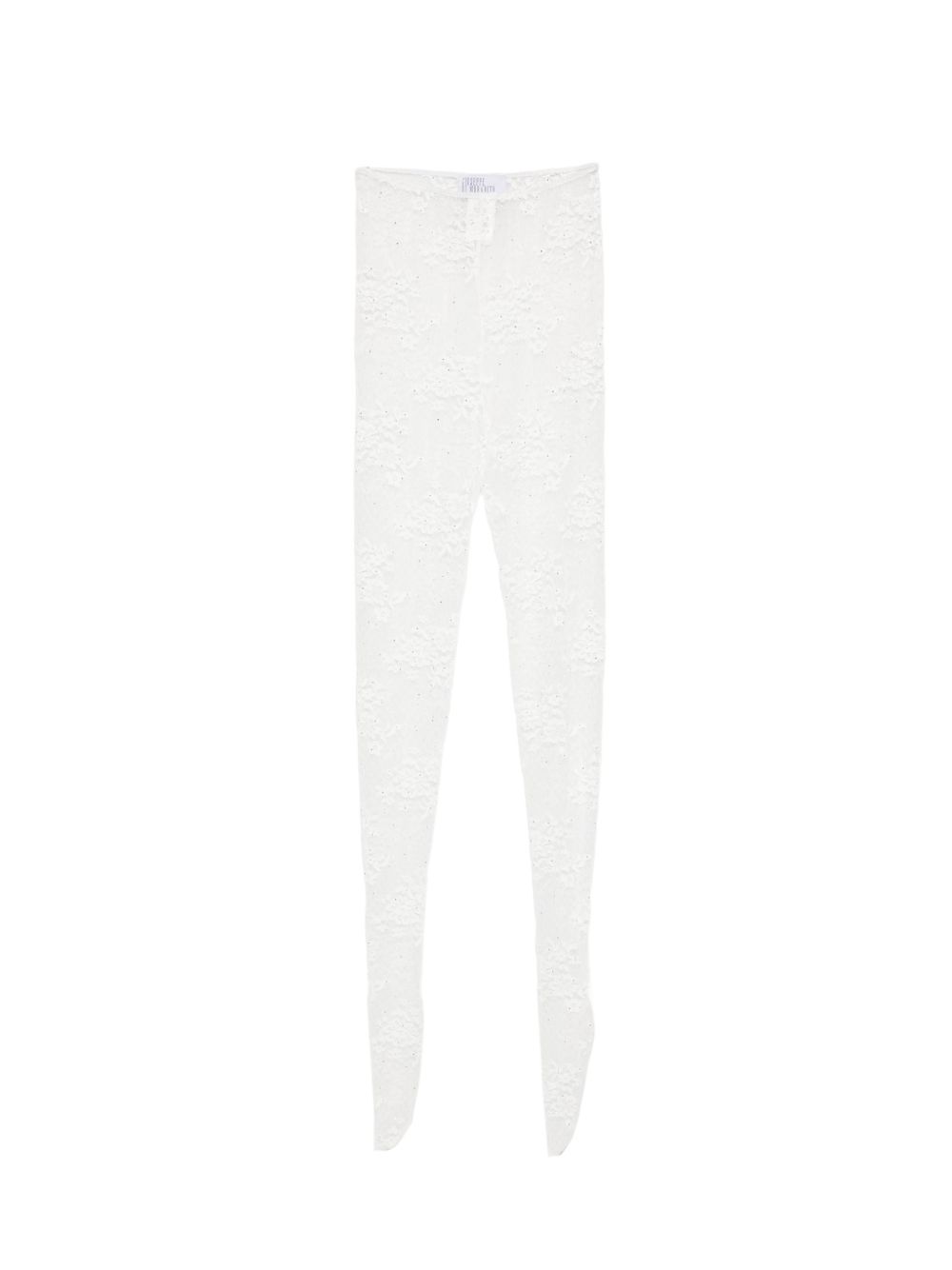 Collant in pizzo in bianco Giuseppe di morabito - donna 