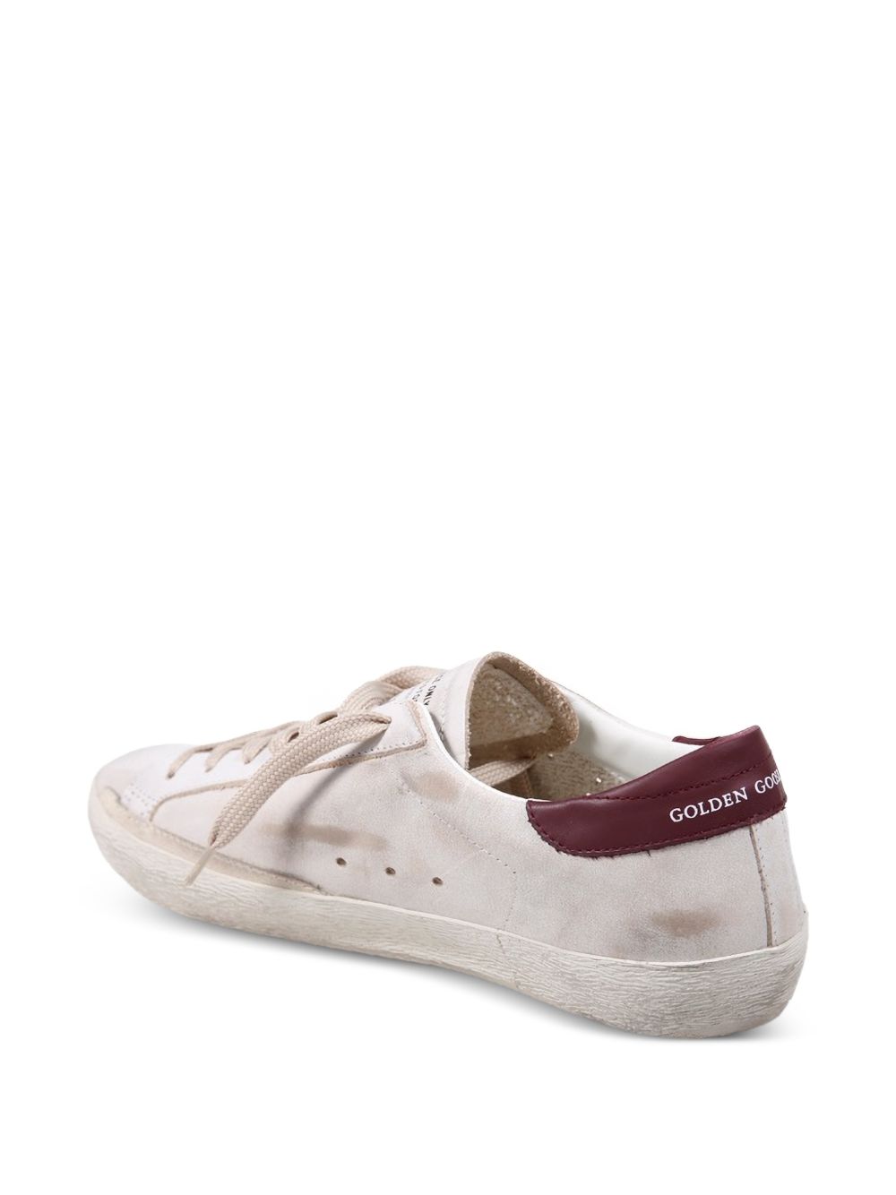 Sneakers Superstar in avorio e bordeaux Golden goose - uomo 