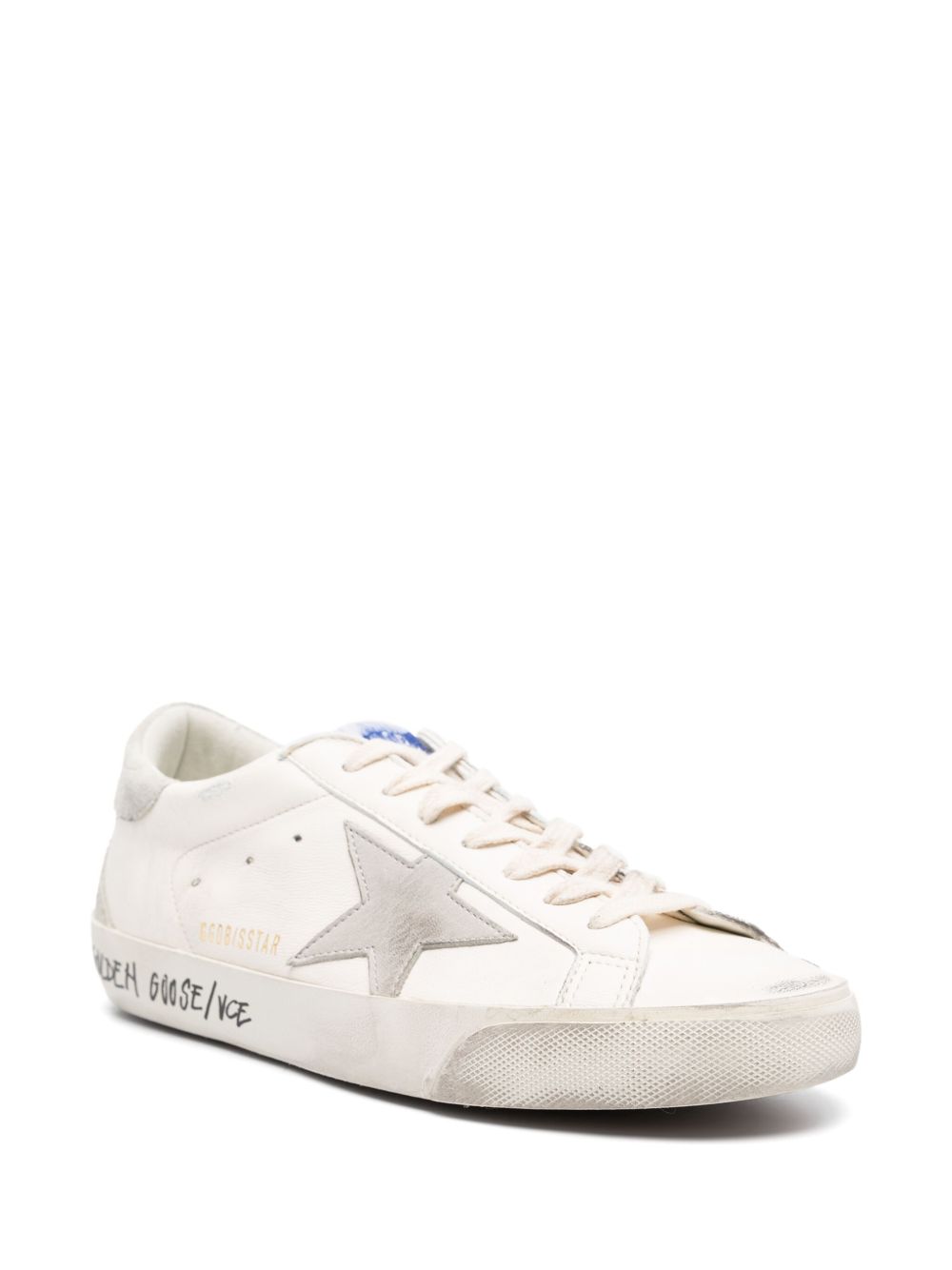 Sneakers Super Star in bianco Golden goose - uomo 