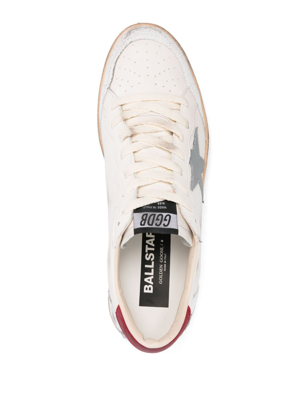 Sneakers Ball Star in bianco Golden goose - uomo 