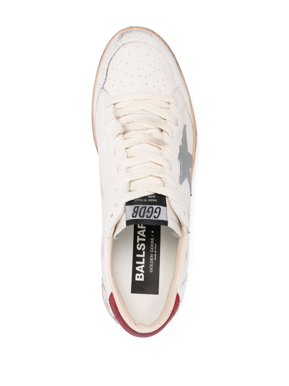 Sneakers Ball Star in bianco Golden goose - uomo 