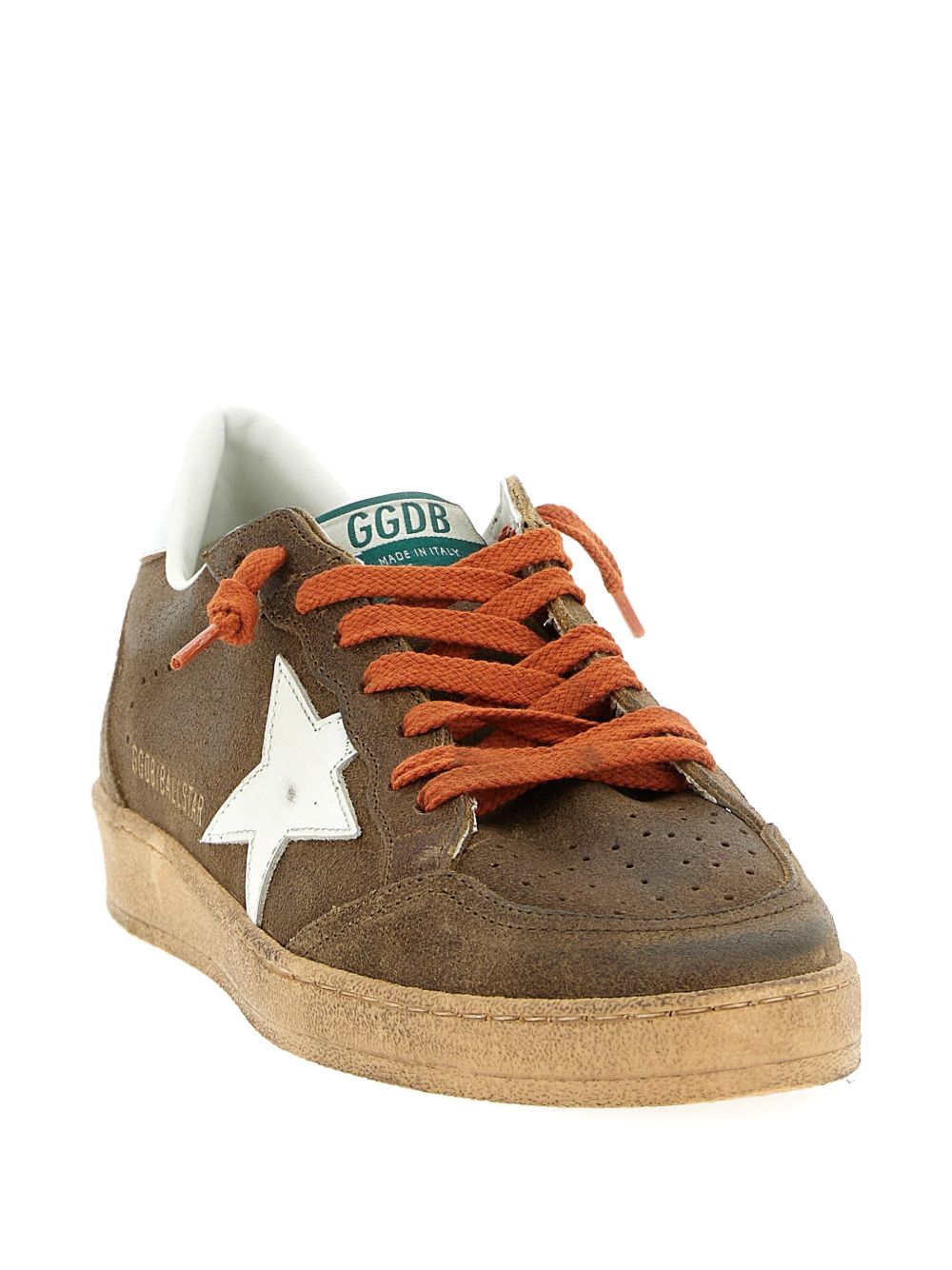 Sneakers ball star in marrone Golden goose - uomo 