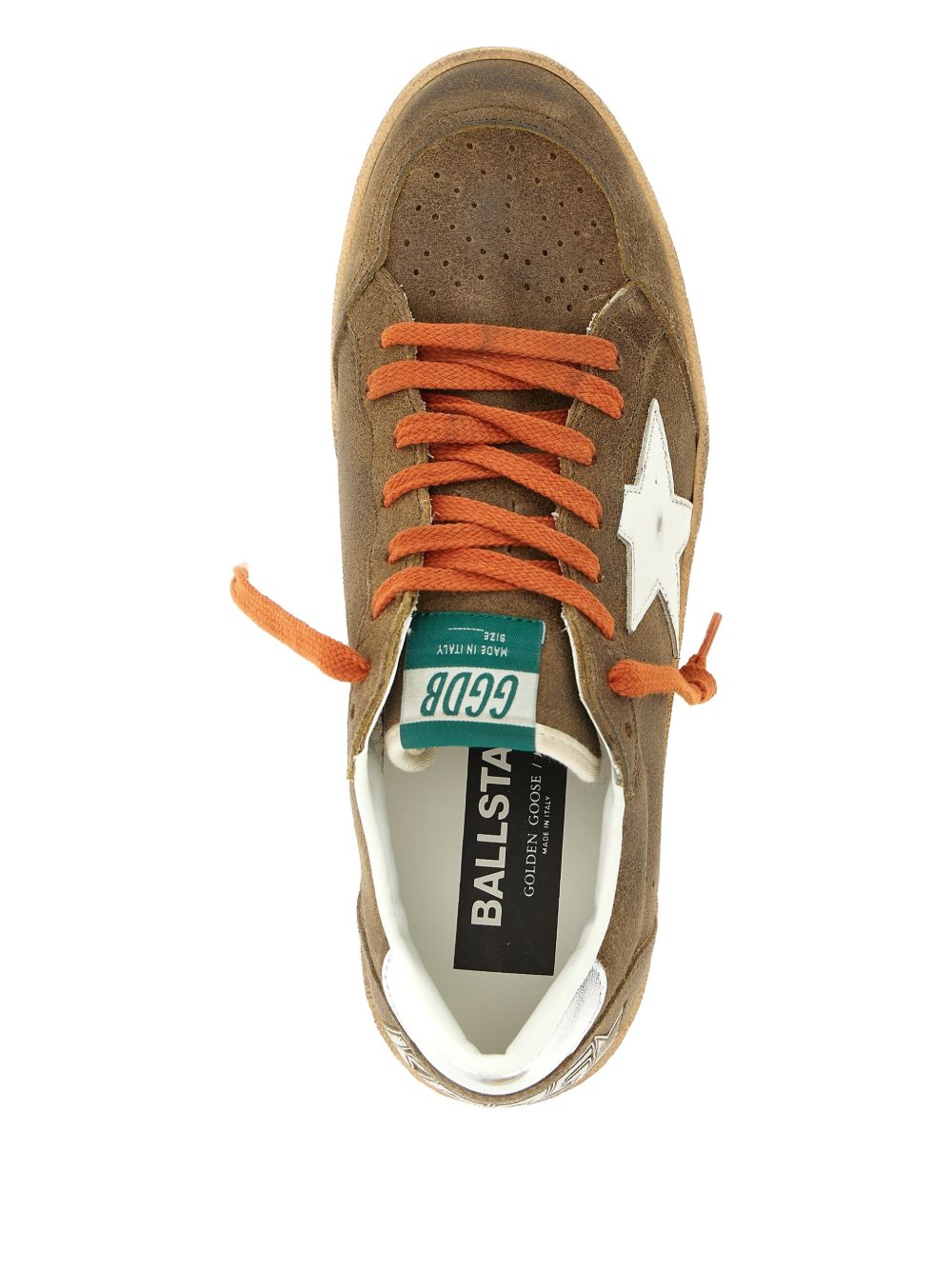Sneakers ball star in marrone Golden goose - uomo 