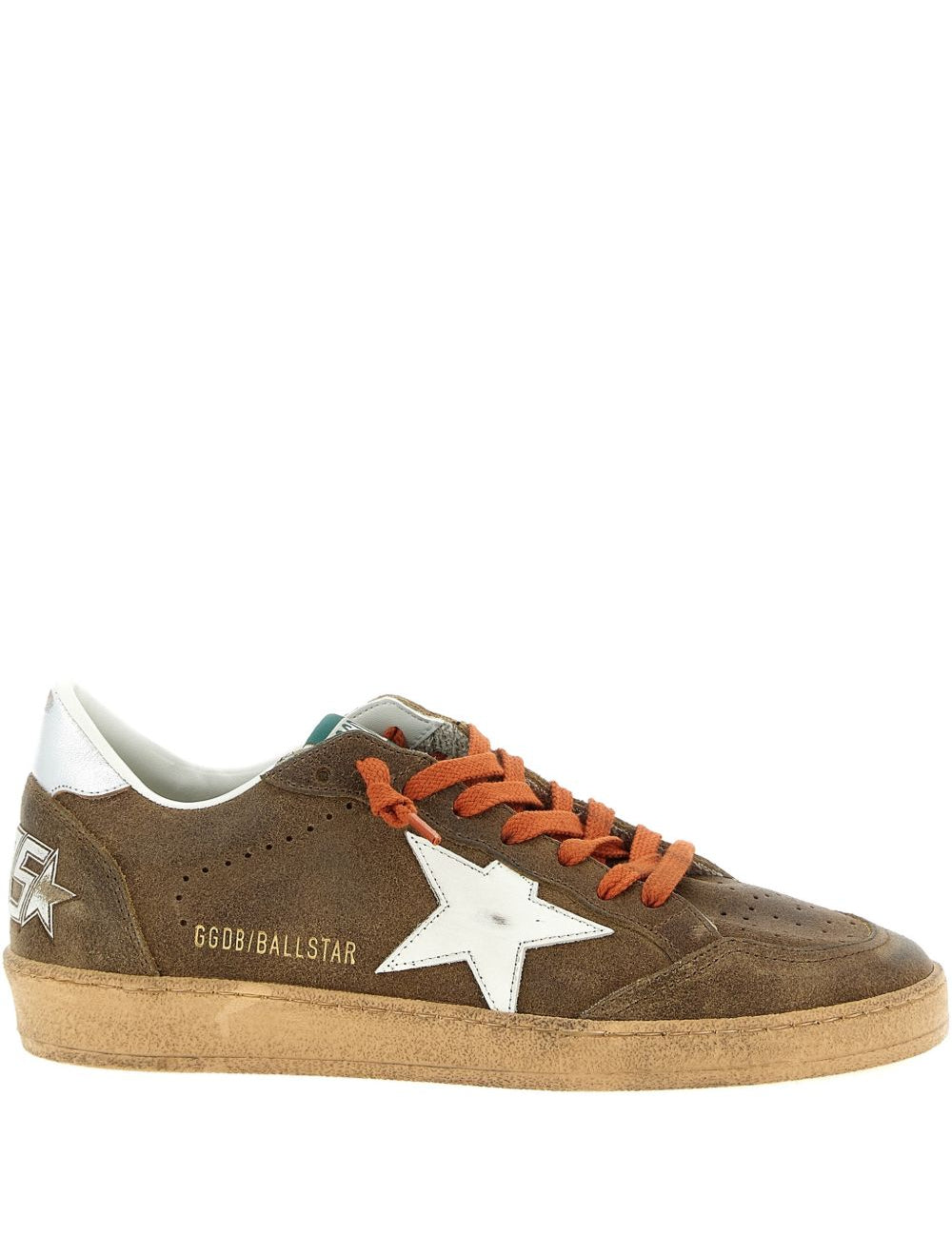 Sneakers ball star in marrone Golden goose - uomo 