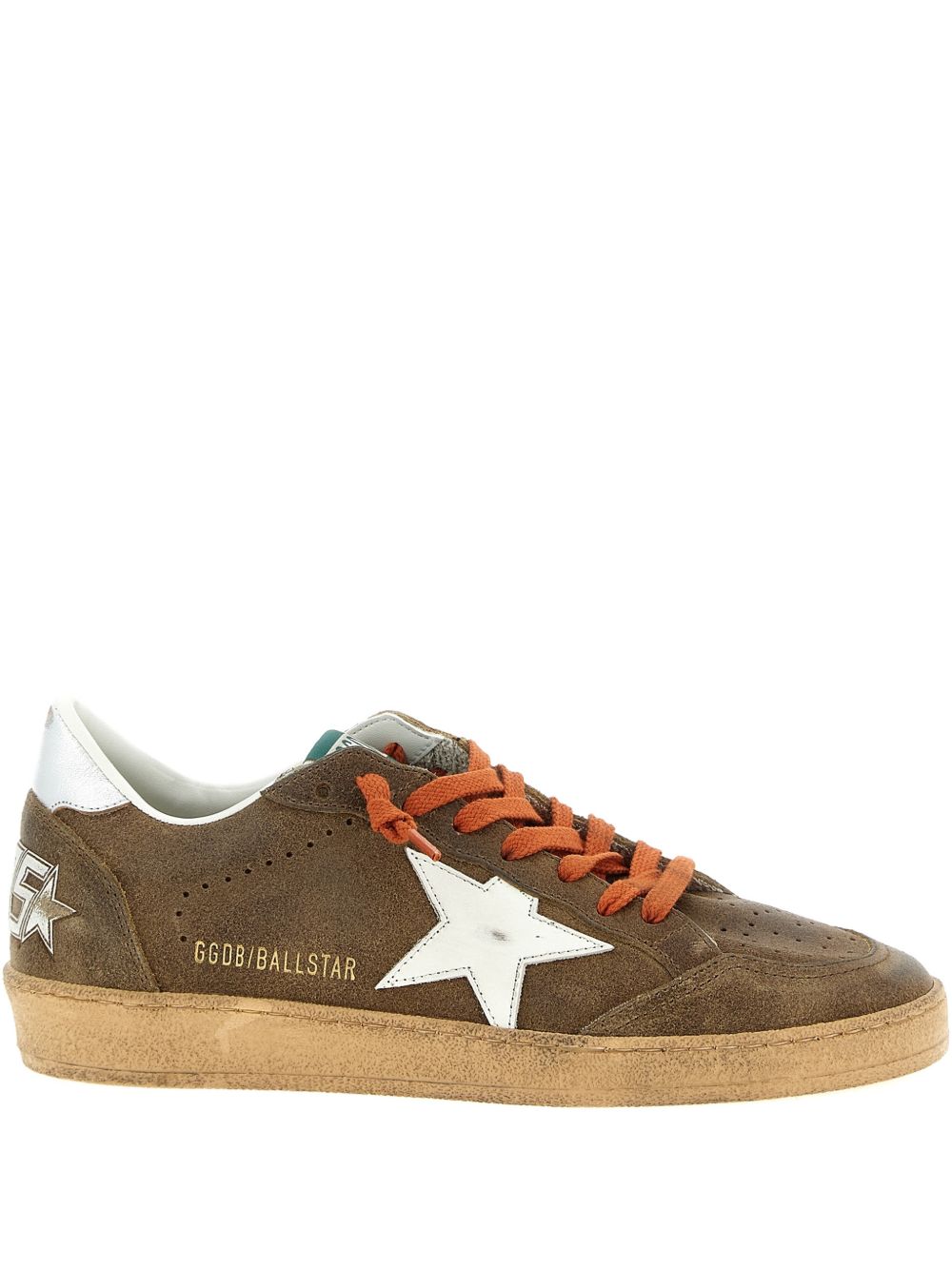 Sneakers ball star in marrone Golden goose - uomo 