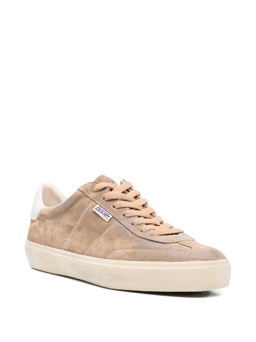 Sneakers con logo in marrone Golden goose - uomo 