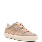 Sneakers con logo in marrone Golden goose - uomo 