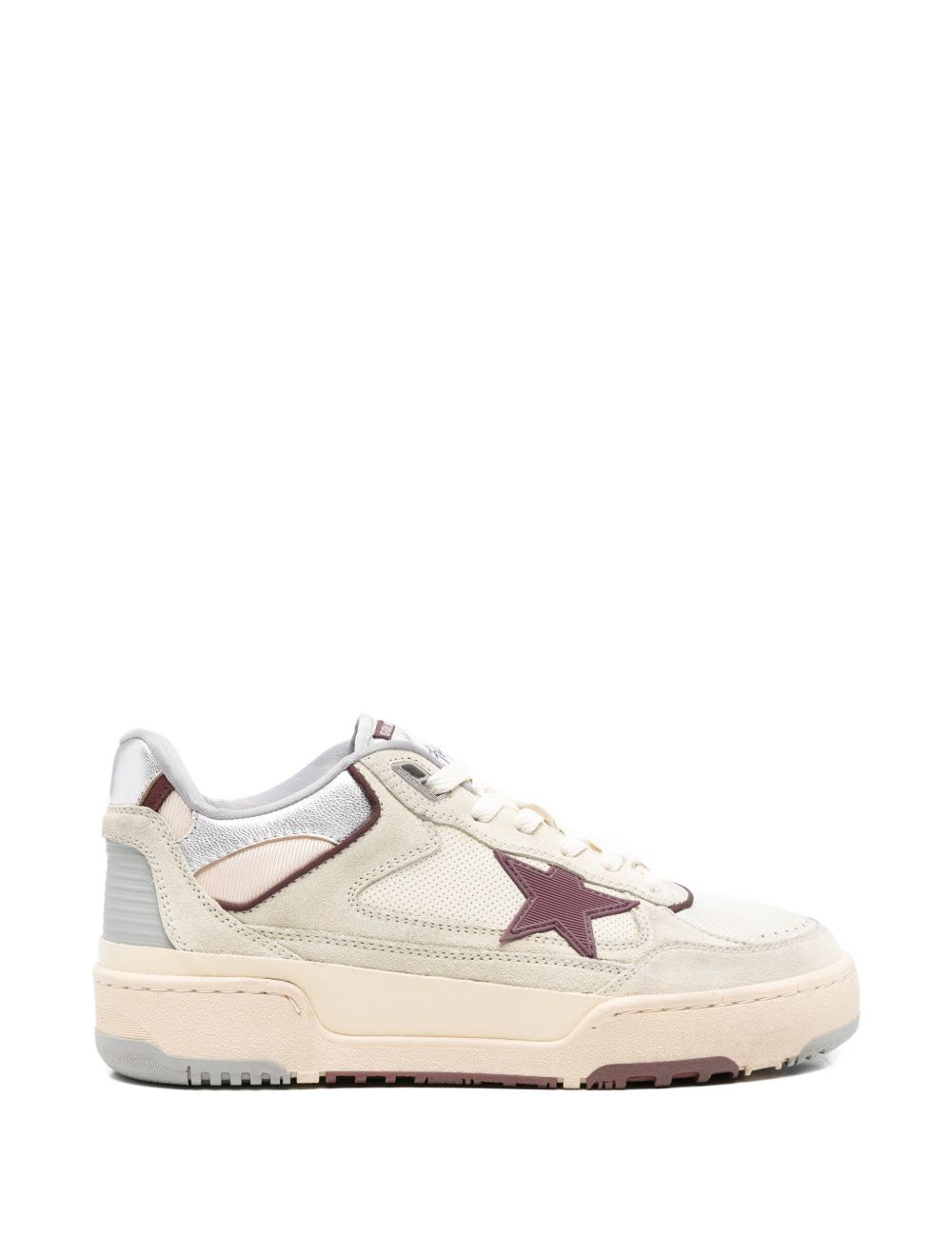 Sneakers con decorazioni a stella in bianco Golden goose - uomo 