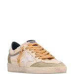 Sneakers ball star con pannelli in beige Golden goose - uomo 