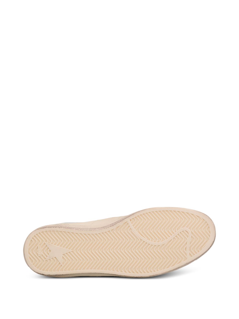 Sneakers ball star con pannelli in beige Golden goose - uomo 