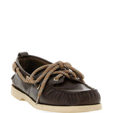 Mocassini con lacci in marrone Golden goose - uomo 