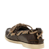 Mocassini con lacci in marrone Golden goose - uomo 