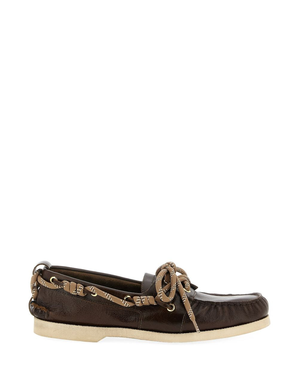 Mocassini con lacci in marrone Golden goose - uomo 