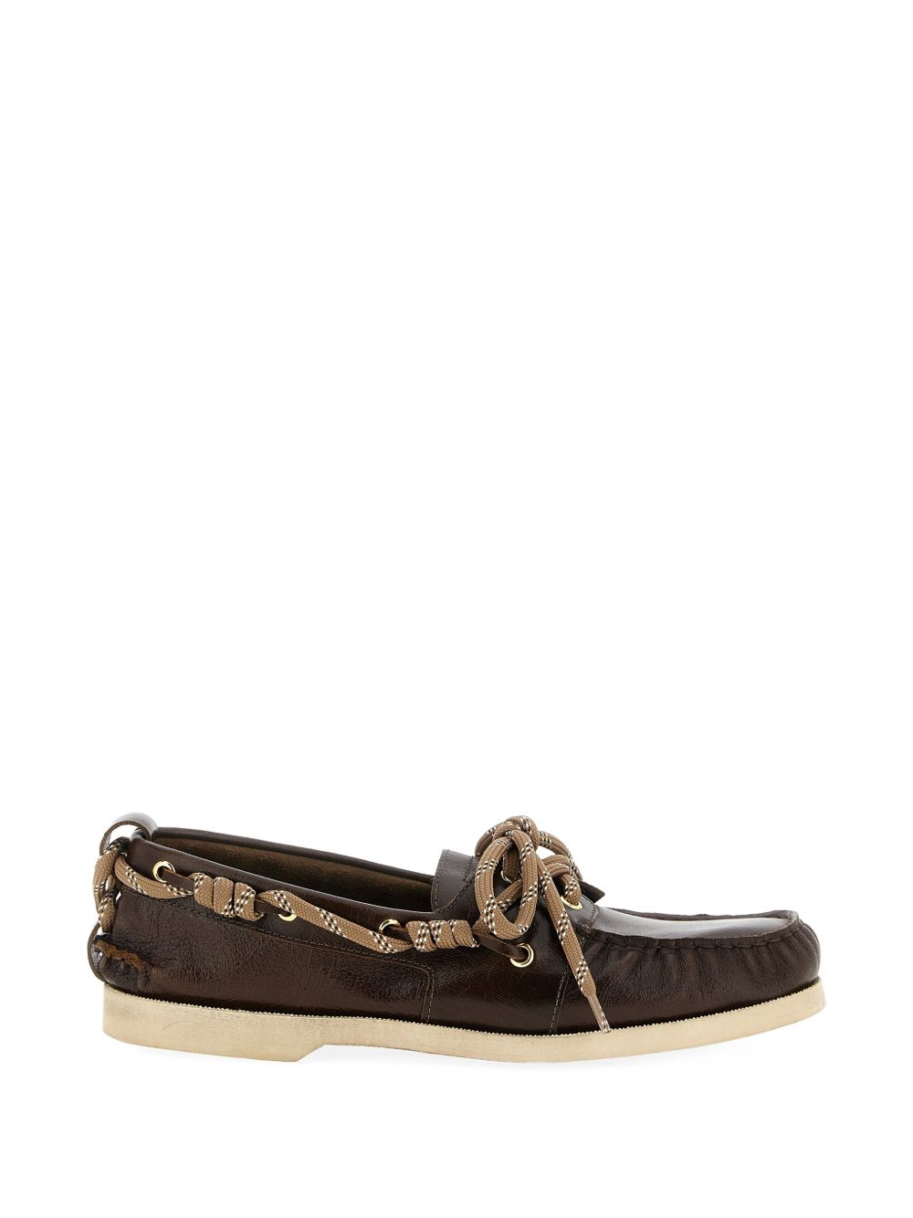 Mocassini con lacci in marrone Golden goose - uomo 