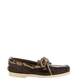 Mocassini con lacci in marrone Golden goose - uomo 