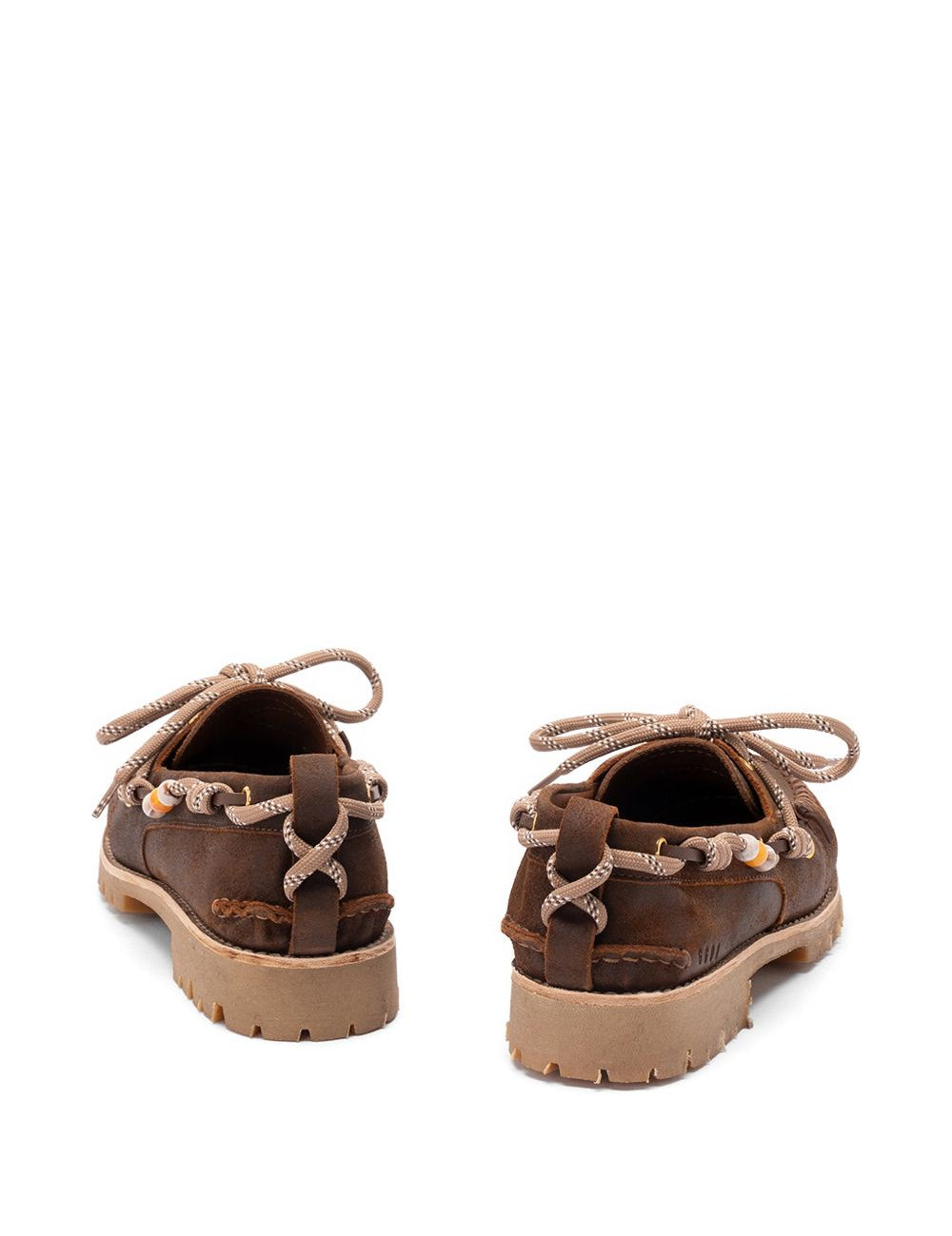 Mocassini con lacci in marone Golden goose - uomo 