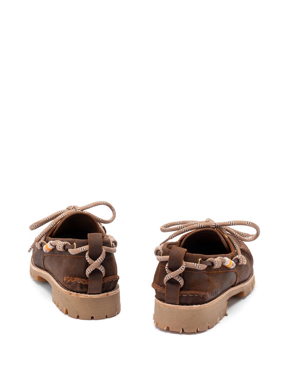 Mocassini con lacci in marone Golden goose - uomo 