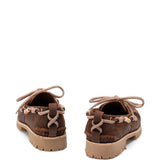 Mocassini con lacci in marone Golden goose - uomo 
