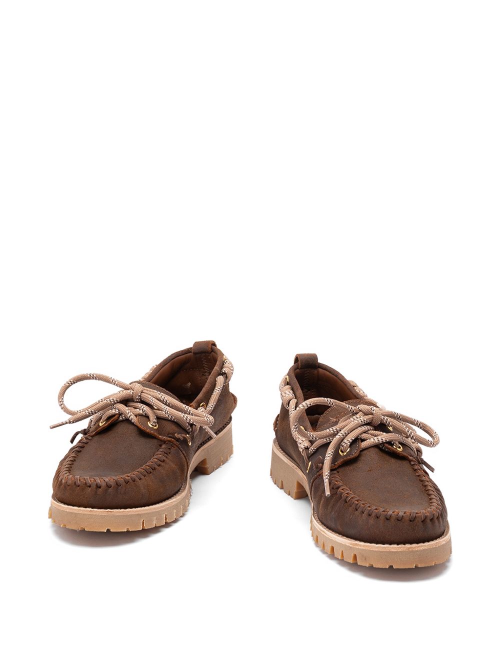 Mocassini con lacci in marone Golden goose - uomo 