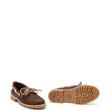 Mocassini con lacci in marone Golden goose - uomo 