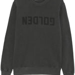 Felpa archibald in nero Golden goose - uomo 
