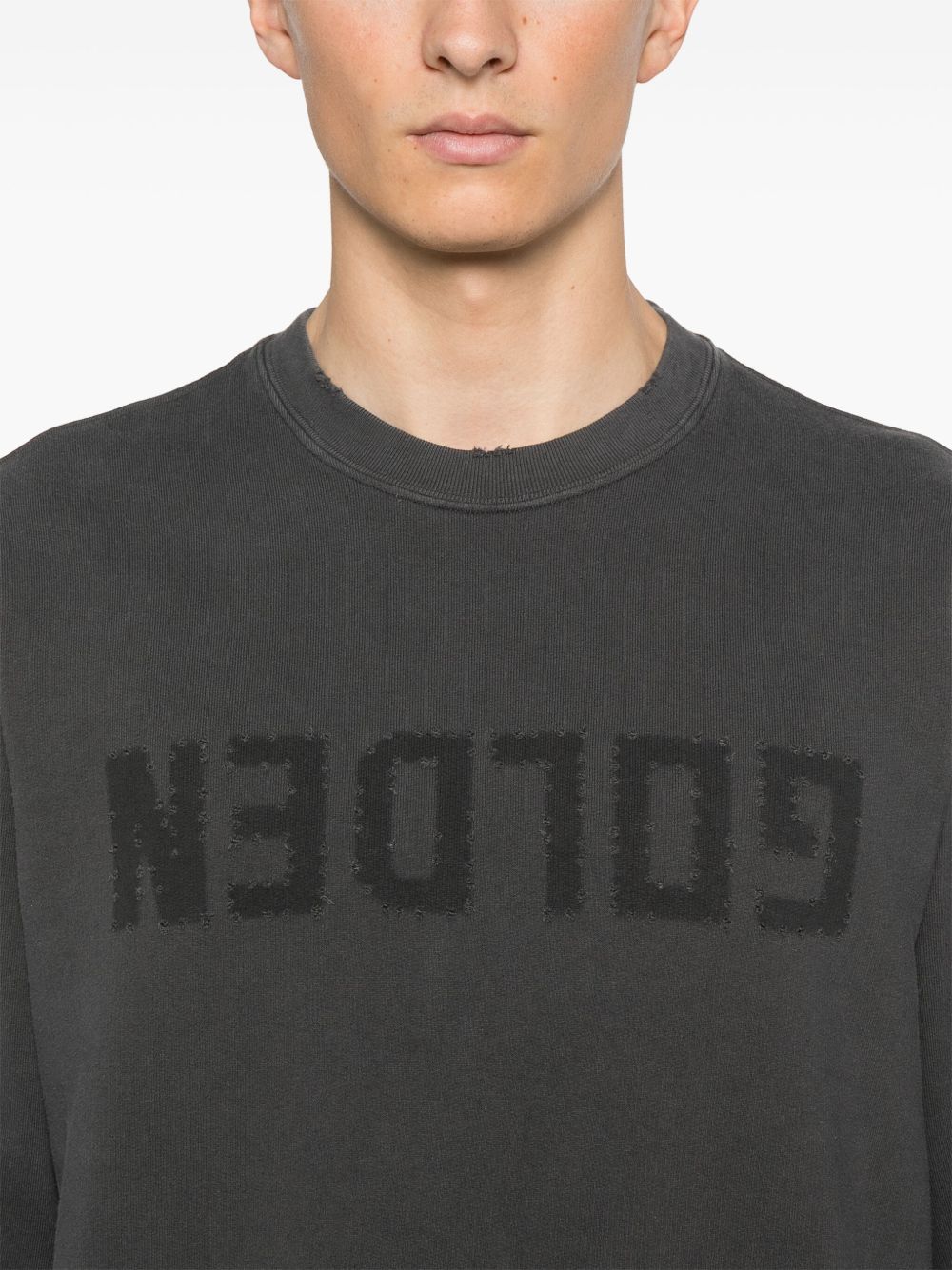 Felpa archibald in nero Golden goose - uomo 
