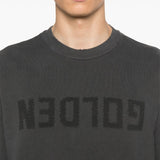 Felpa archibald in nero Golden goose - uomo 