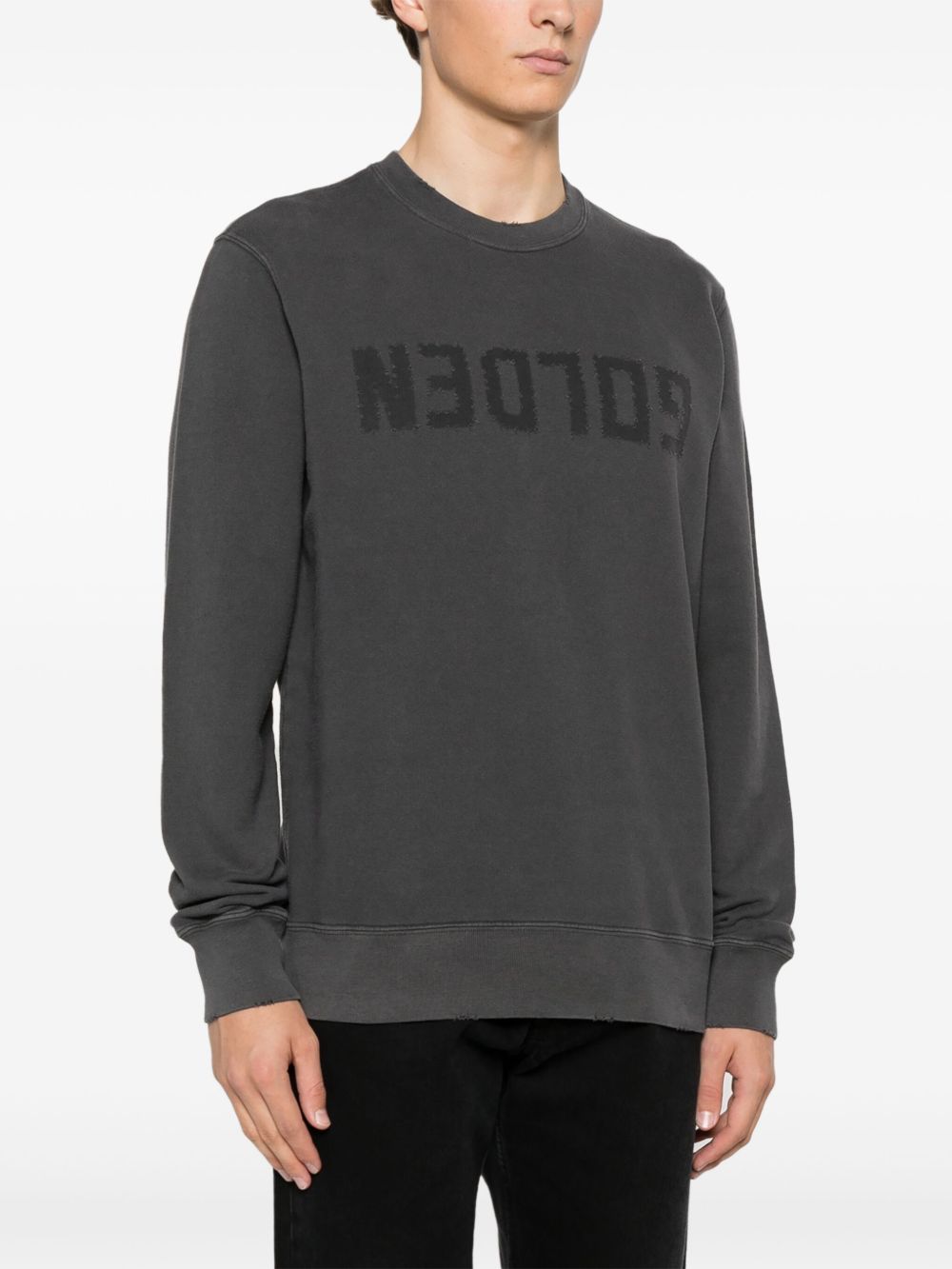Felpa archibald in nero Golden goose - uomo 