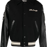 Bomber con logo in nero Golden goose - uomo 