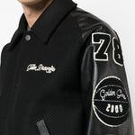 Bomber con logo in nero Golden goose - uomo 